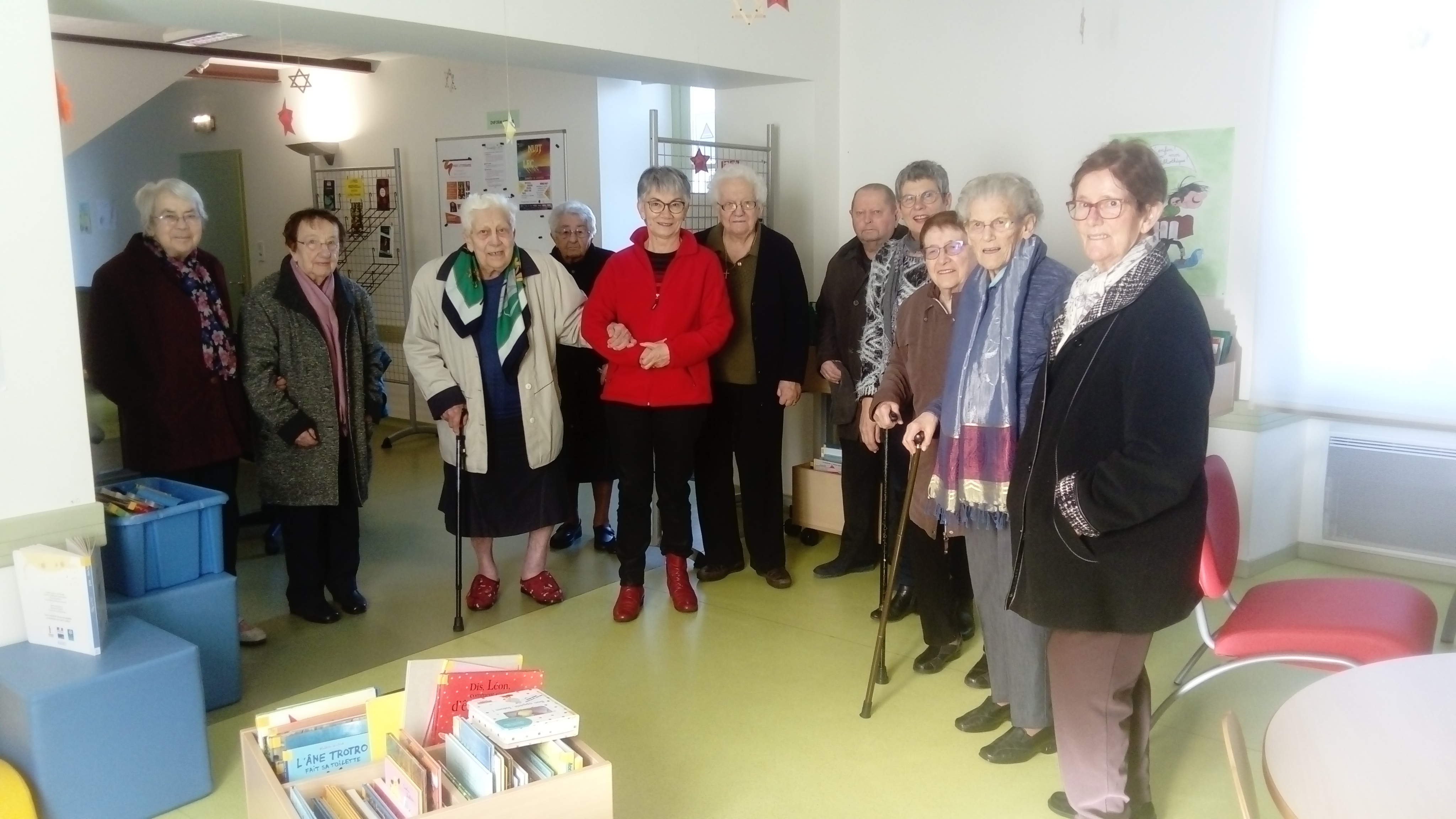 Visite de la bibliothèque (janv. 2020)