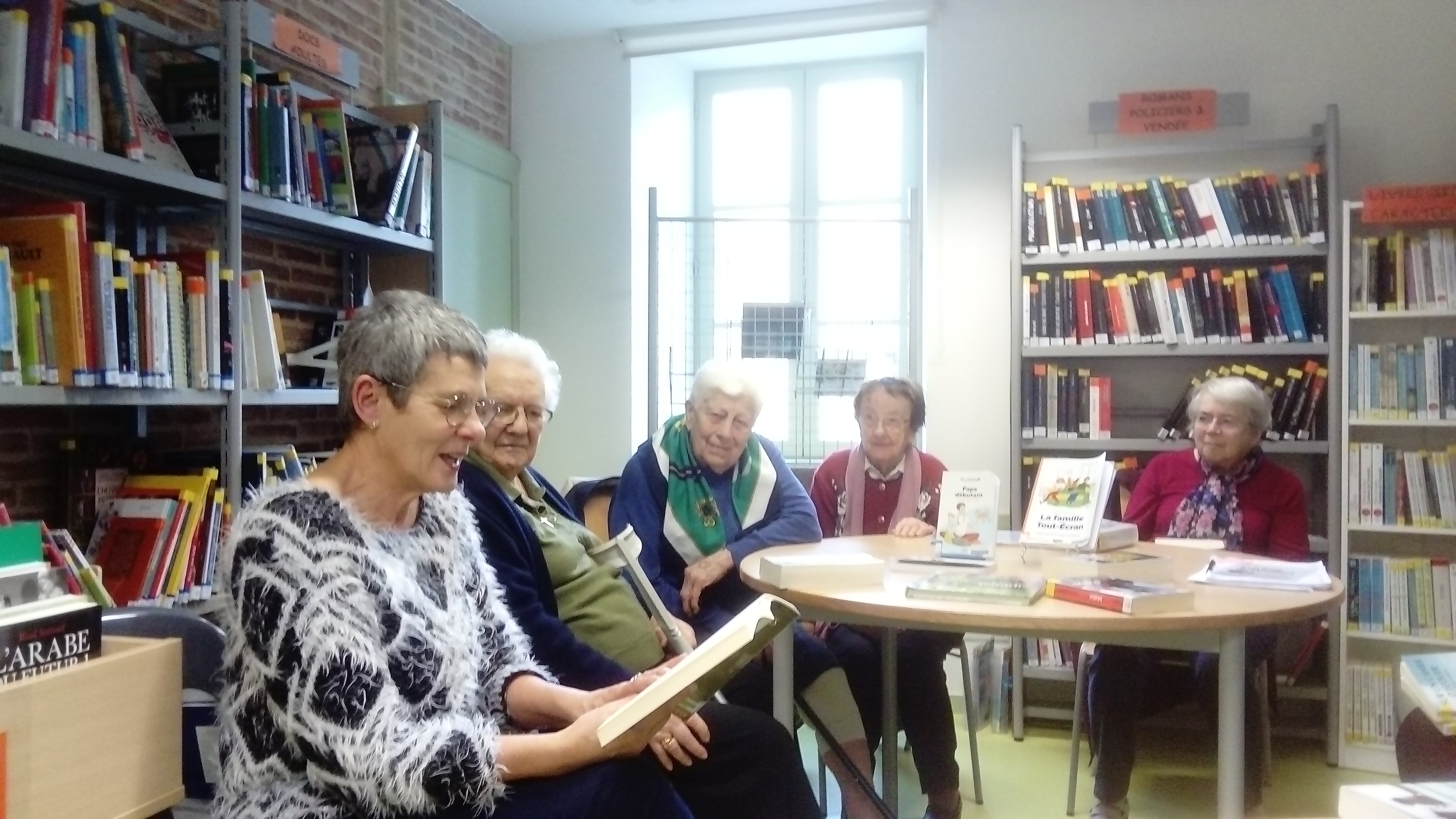 Visite de la bibliothèque (janv. 2020)