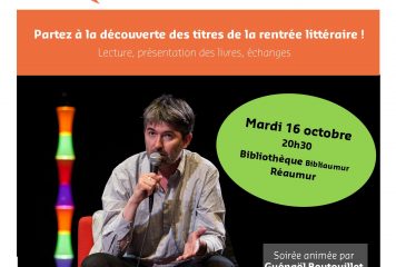 Soirée prix littéraire Guénaël Boutouillet