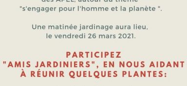 La semaine des APEL “s’engager pour l’homme et la planète”