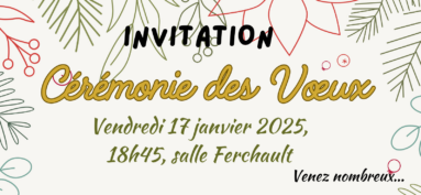 Vœux du Maire